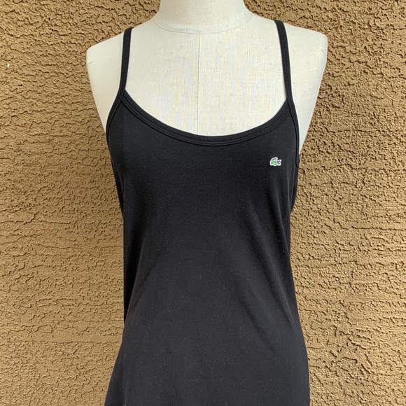 LACOSTE Black Sundress Size 38 - Picture 3 of 7